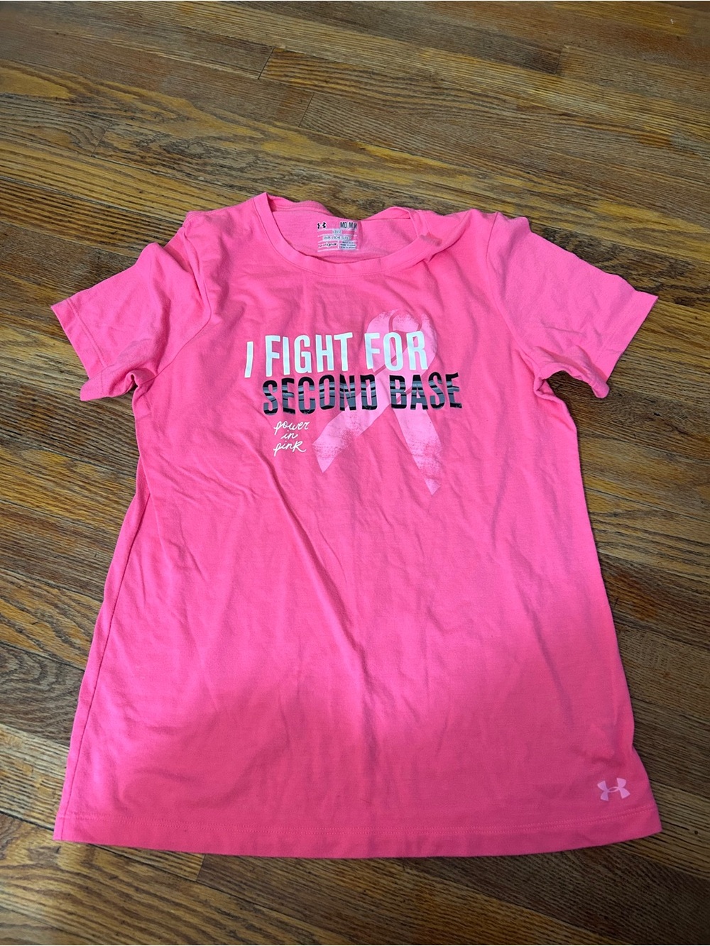 Under Armour Hot Pink HeatGear Loose Fit Graphic Tee